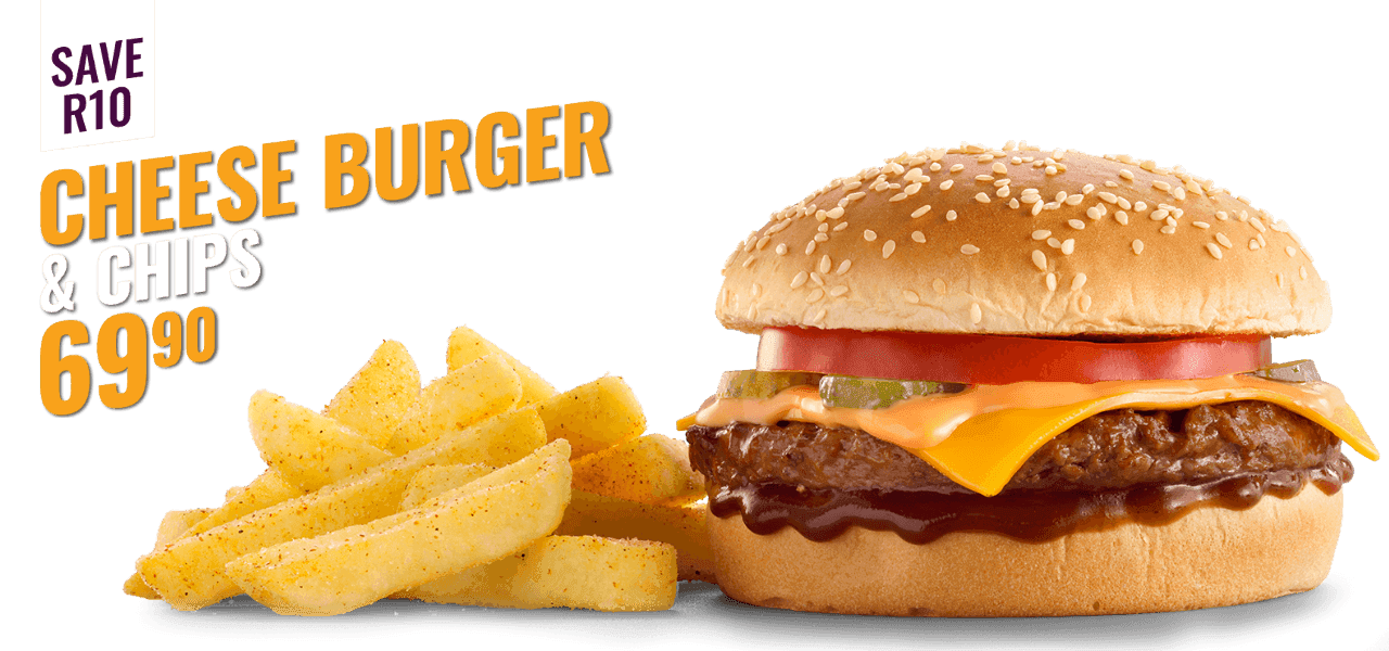 Cheese Burger & Chips | Promotions | Steers SA
